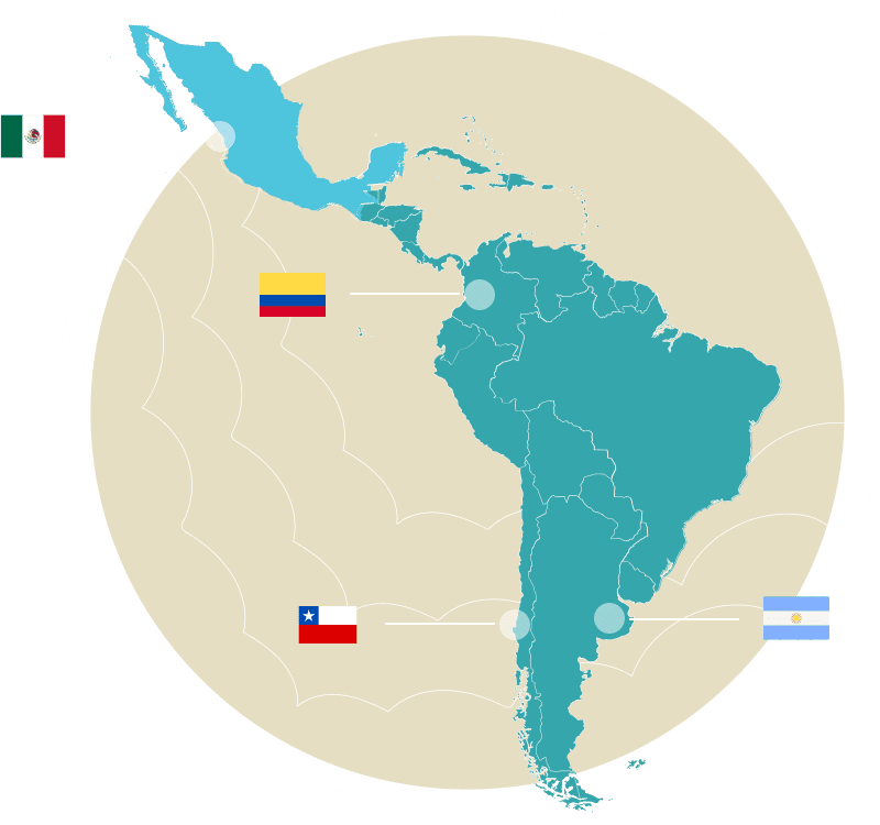 Mapa de paises